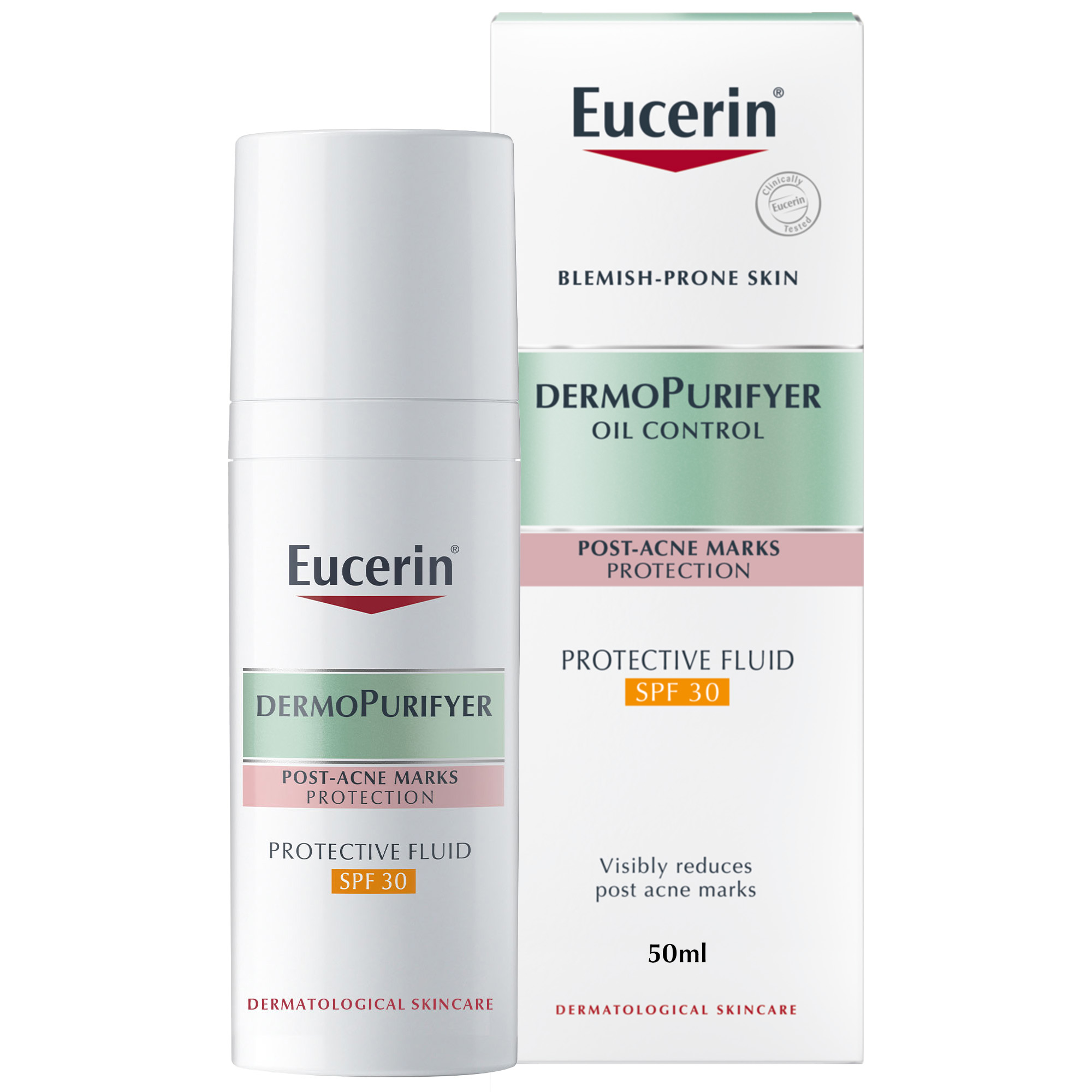 يوسيرين ديرمو بيور سائل واقي SPF30 50 مل