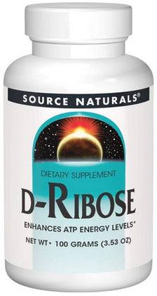 Source Naturals D-Ribose - 100 Gm Powder