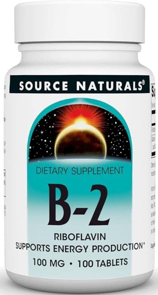 Source Naturals B2 100 Mg - 100 Tablets