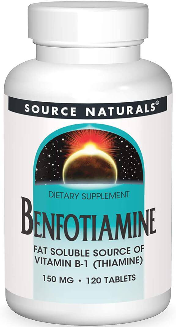Source Naturals Benfotiamine 150 mg Vitamin B1 - 120 Tablets
