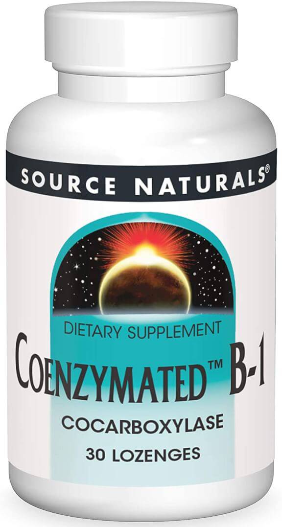 Source Naturals Coenzymated Vitamin B1 - 30 Lozenges