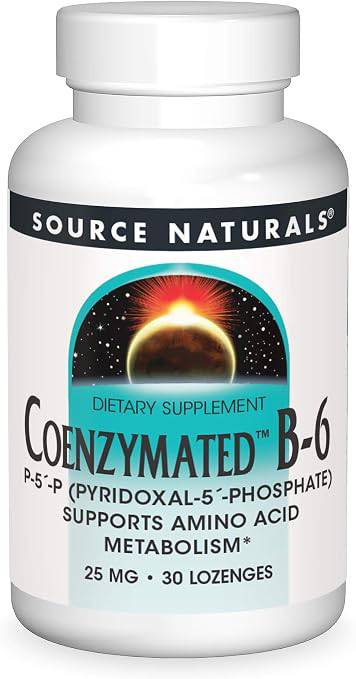 Source Naturals B6 Coenzymated 25 Mg - 30 Lozenges