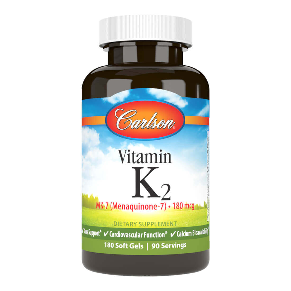 Carlson Vitamin K2 180 Mcg 180 Softgels