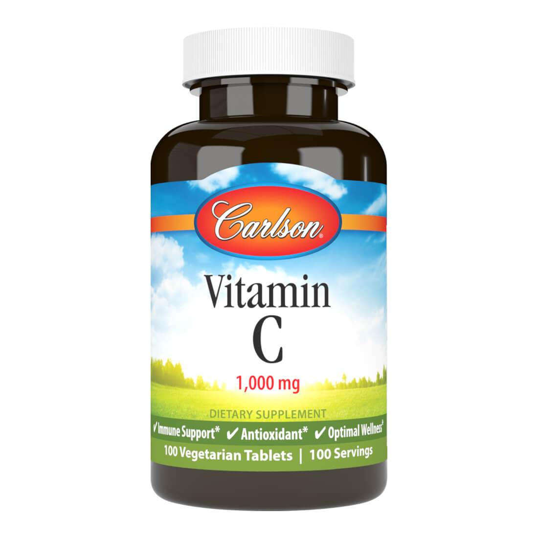 Carlson Vitamin C 1000 mg 100 Tablets