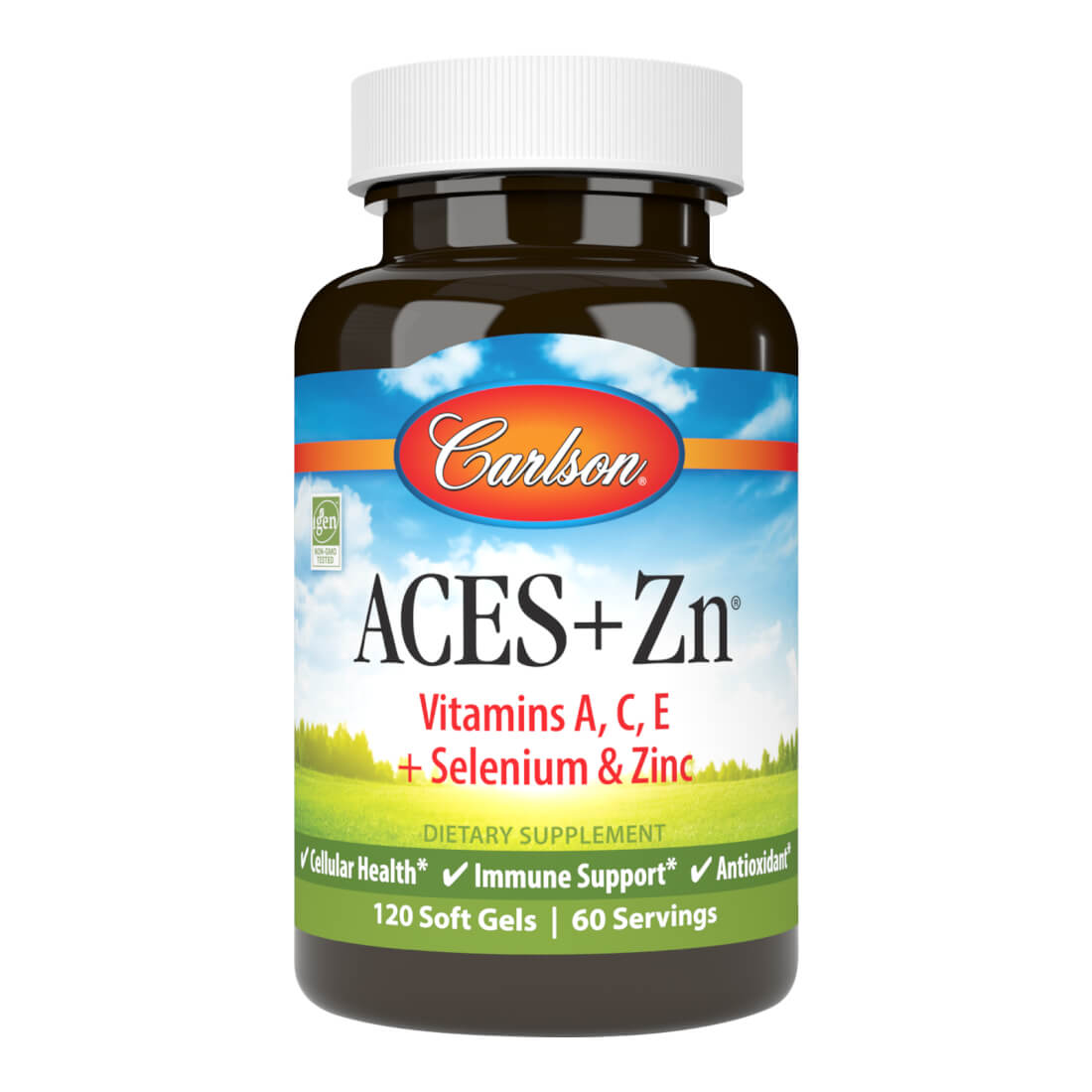 Carlson Vitamin ACES + Zn 120 Softgels