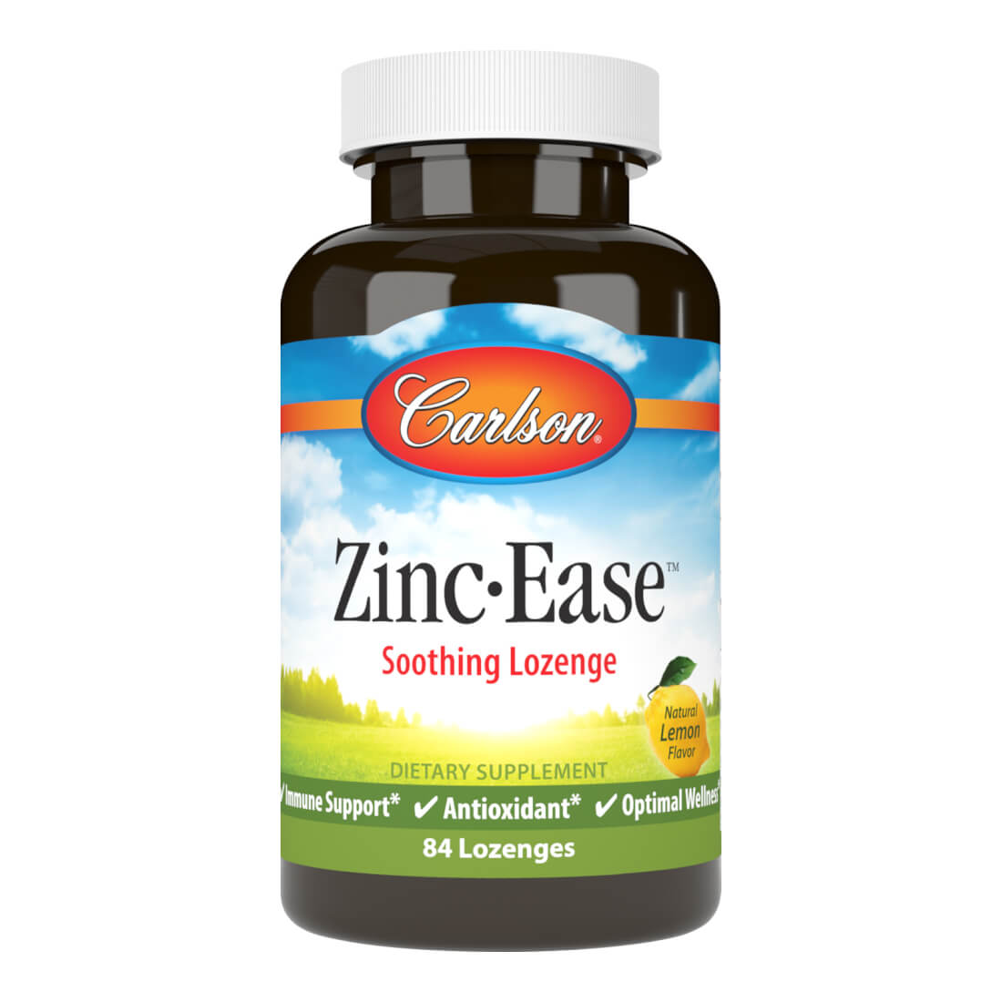 Carlson Zinc-Ease 84 Lozenges Lemon