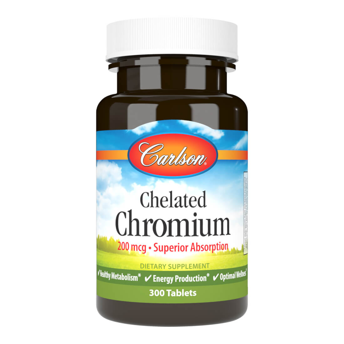 Carlson Chromium 200 Mcg 300 Tablets