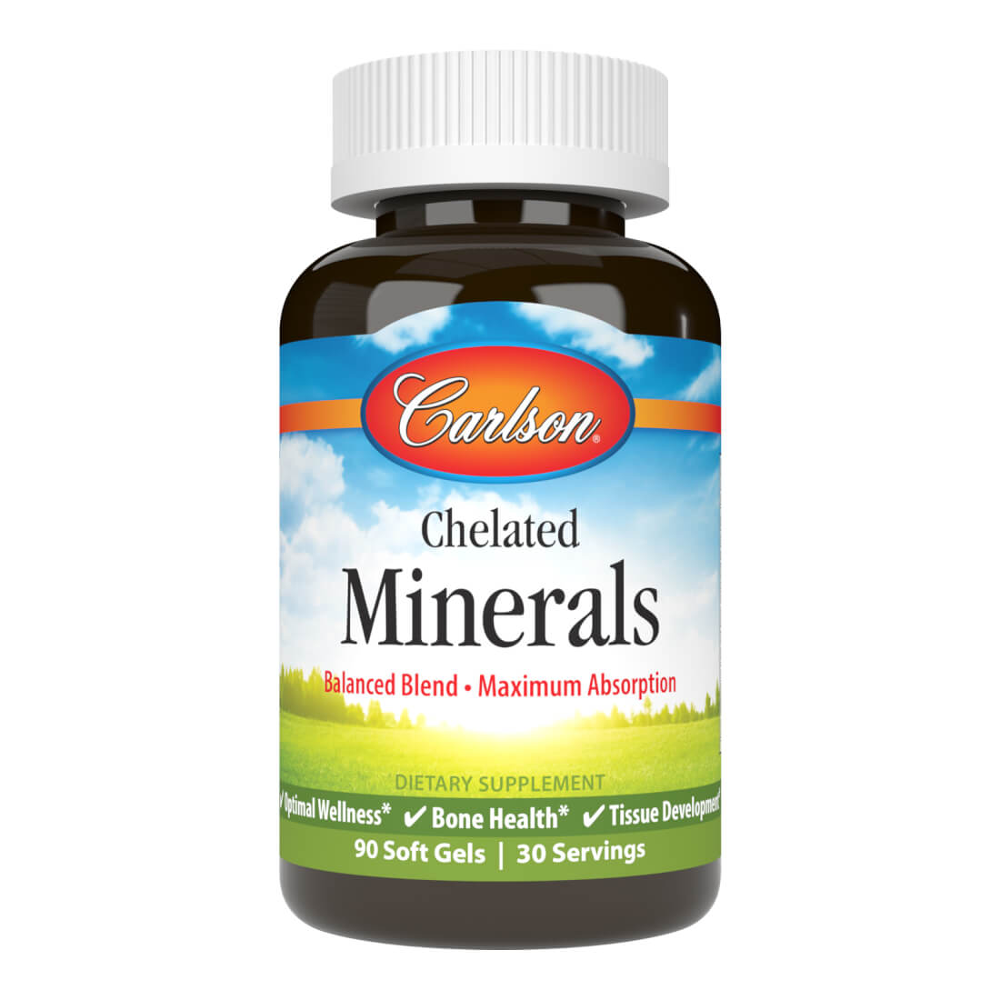 Carlson Chelated Minerals 90 Softgels
