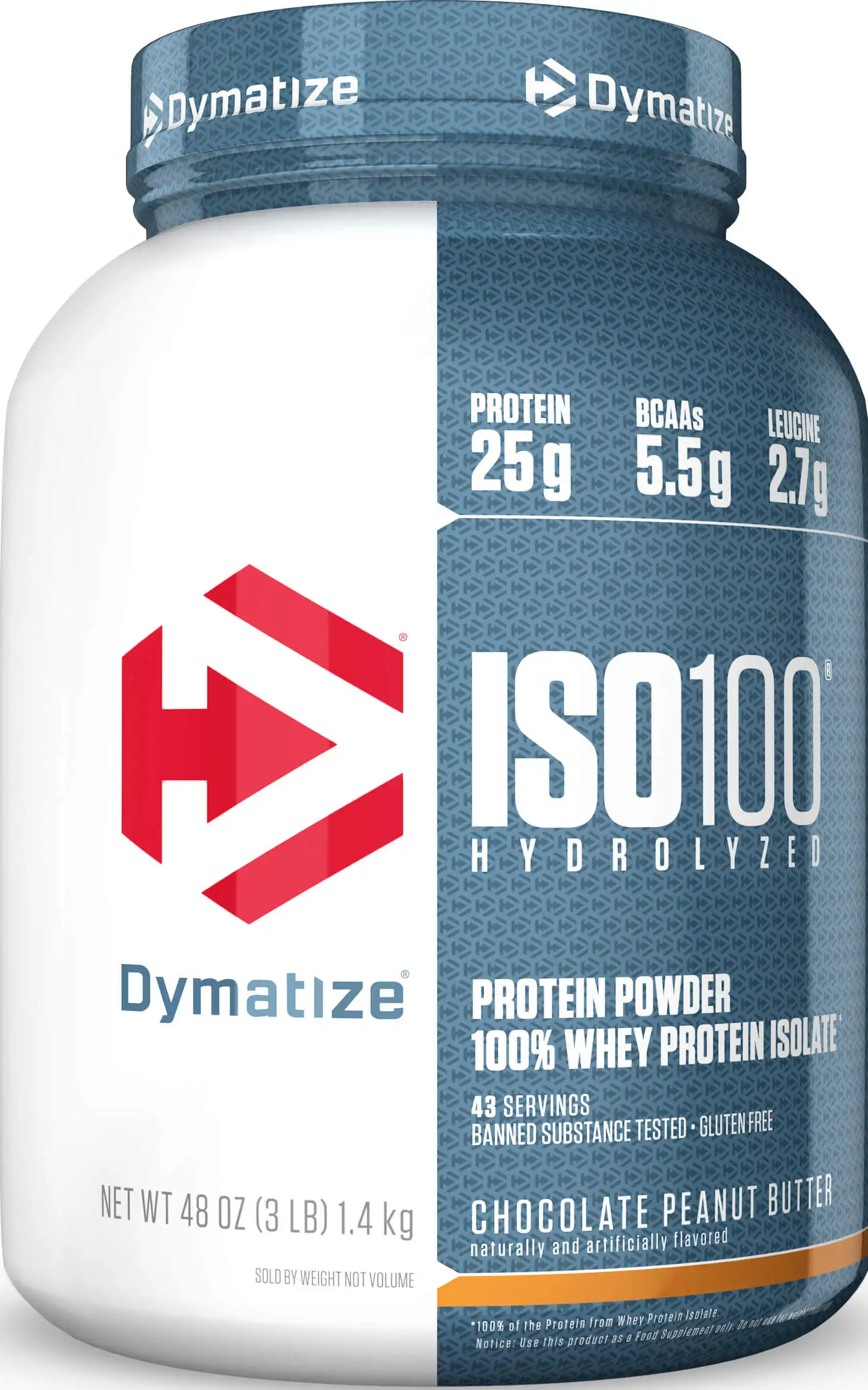 Dymatize Nutrition ISO100 Chocolate Peanut Butter - 1.4 Kg