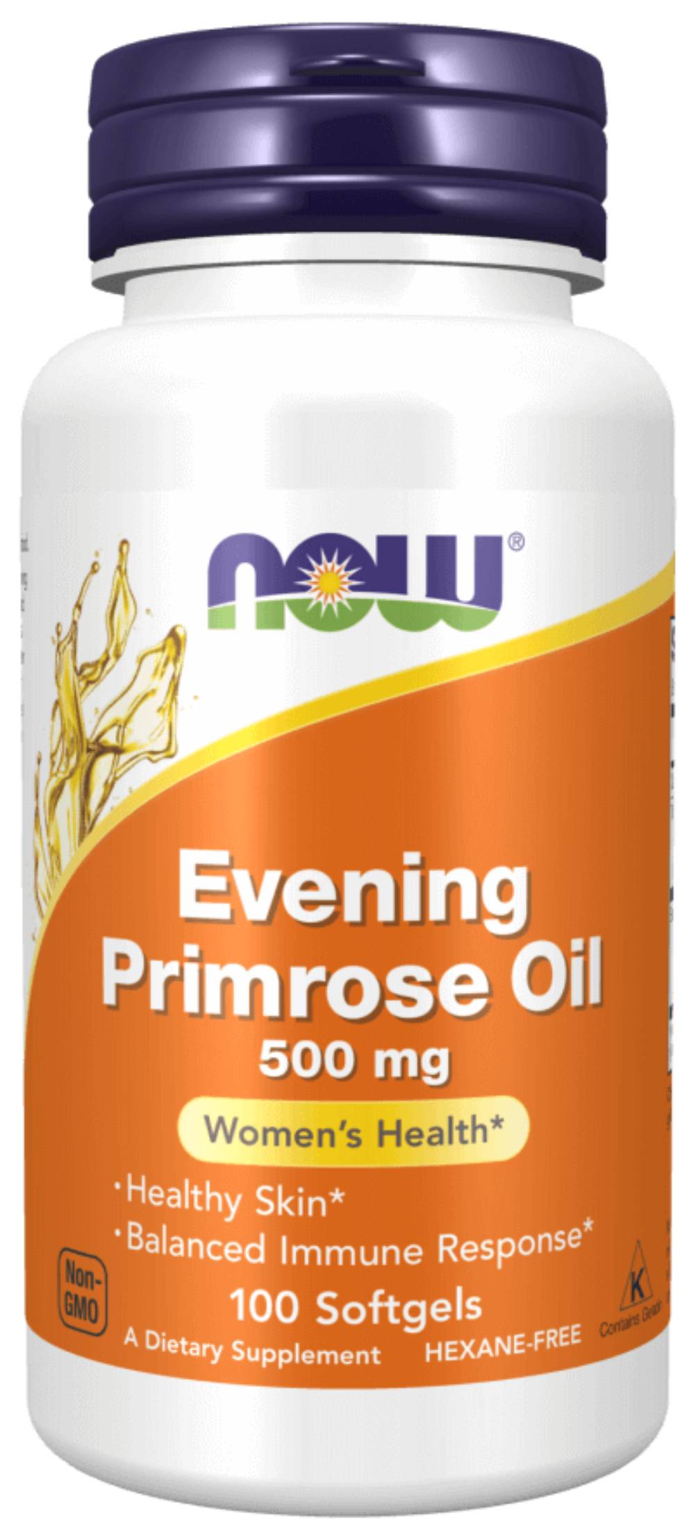 NOW Foods Evening Primrose Oil 500 mg - 100 Softgels