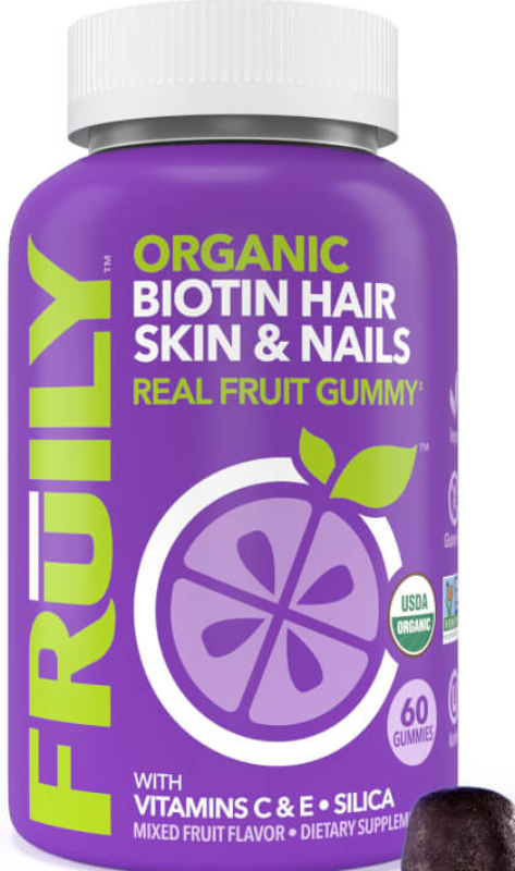 Fruily Biotin Hair Skin & Nails Mixed Fruit - 60 Gummies