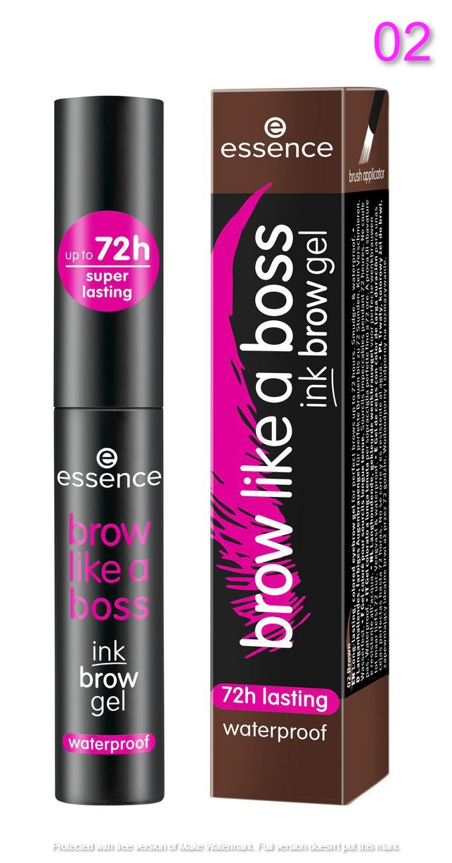 Essence Brow Like A Boss Ink Brow Gel 02- Brown