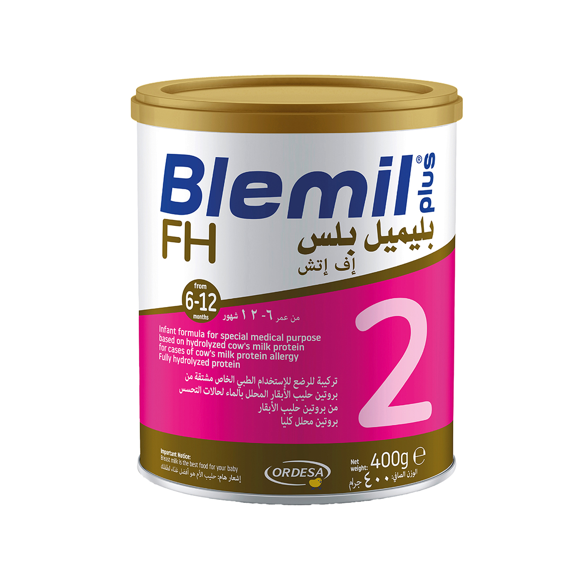 Blemil Plus 2 Fully Hydrolyzed Protein 400 Gm