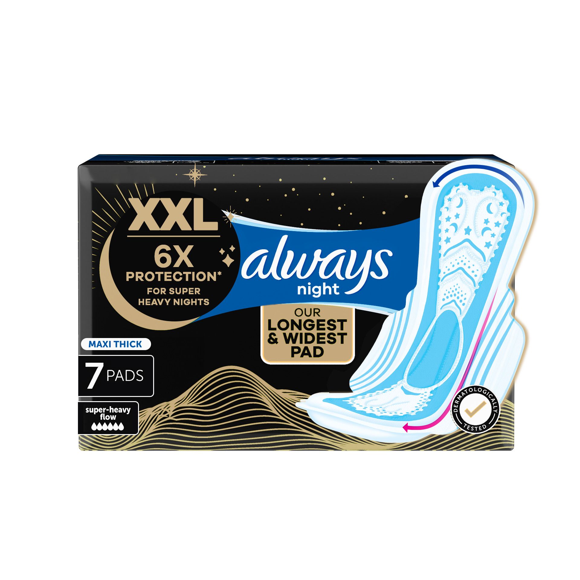 Always Maxi Thick Night+ 7S