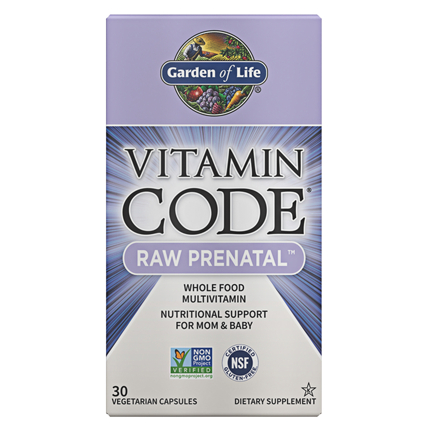 Vitamin Code Raw Prenatal Multivitamin For Women - 30 Capsules