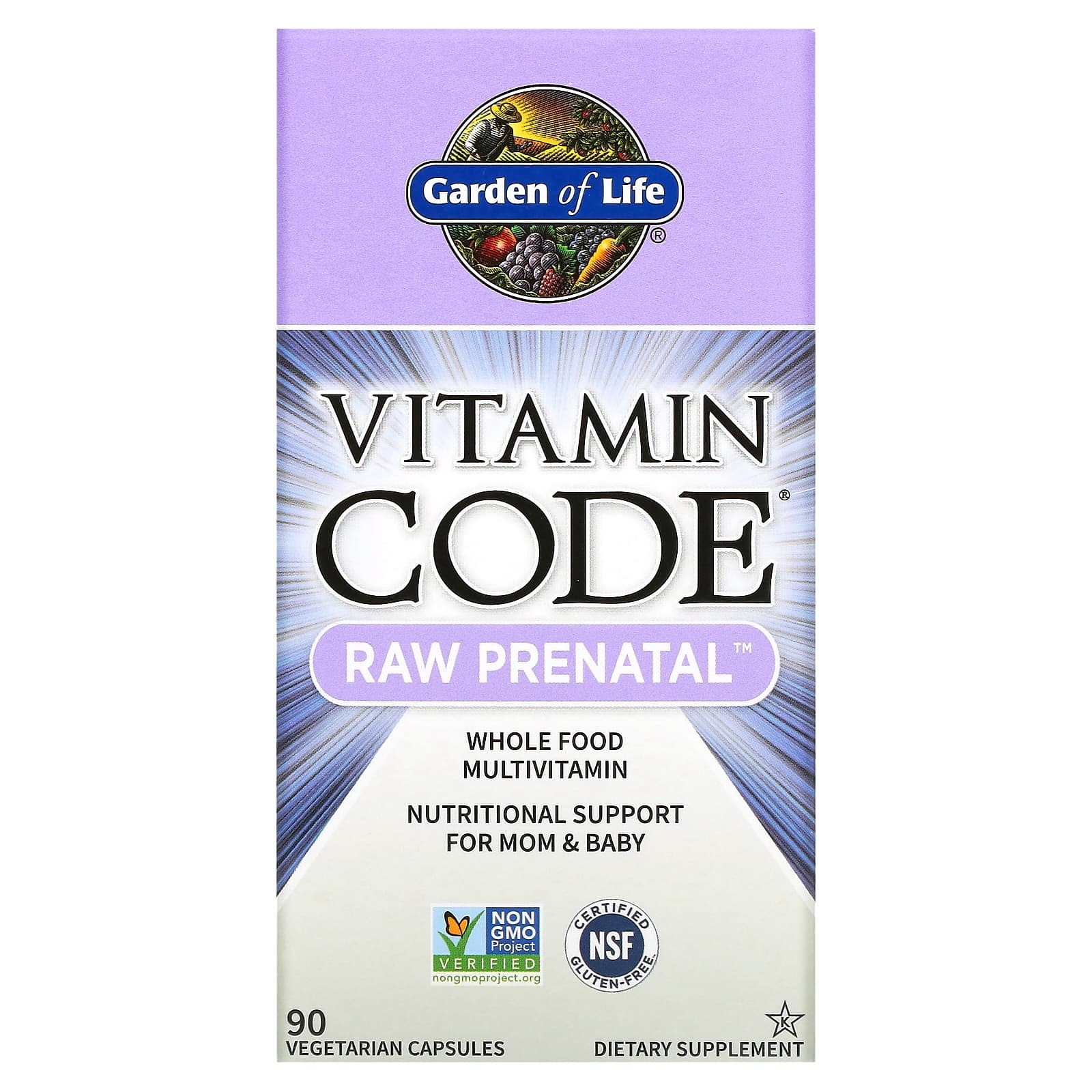 Vitamin Code Raw Prenatal Multivitamin For Women - 90 Capsules