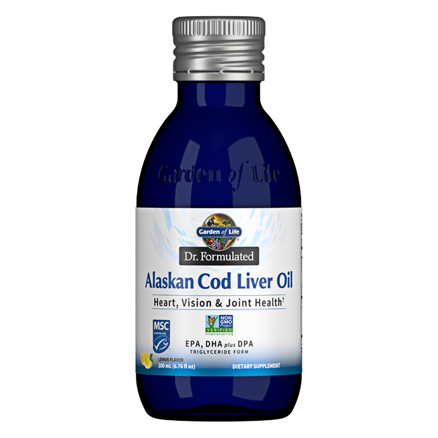 Dr. Formulated Alaskan Cod Liver Oil 4300 Mg  5 ml Liquid - 200 ml Lemon Flavour