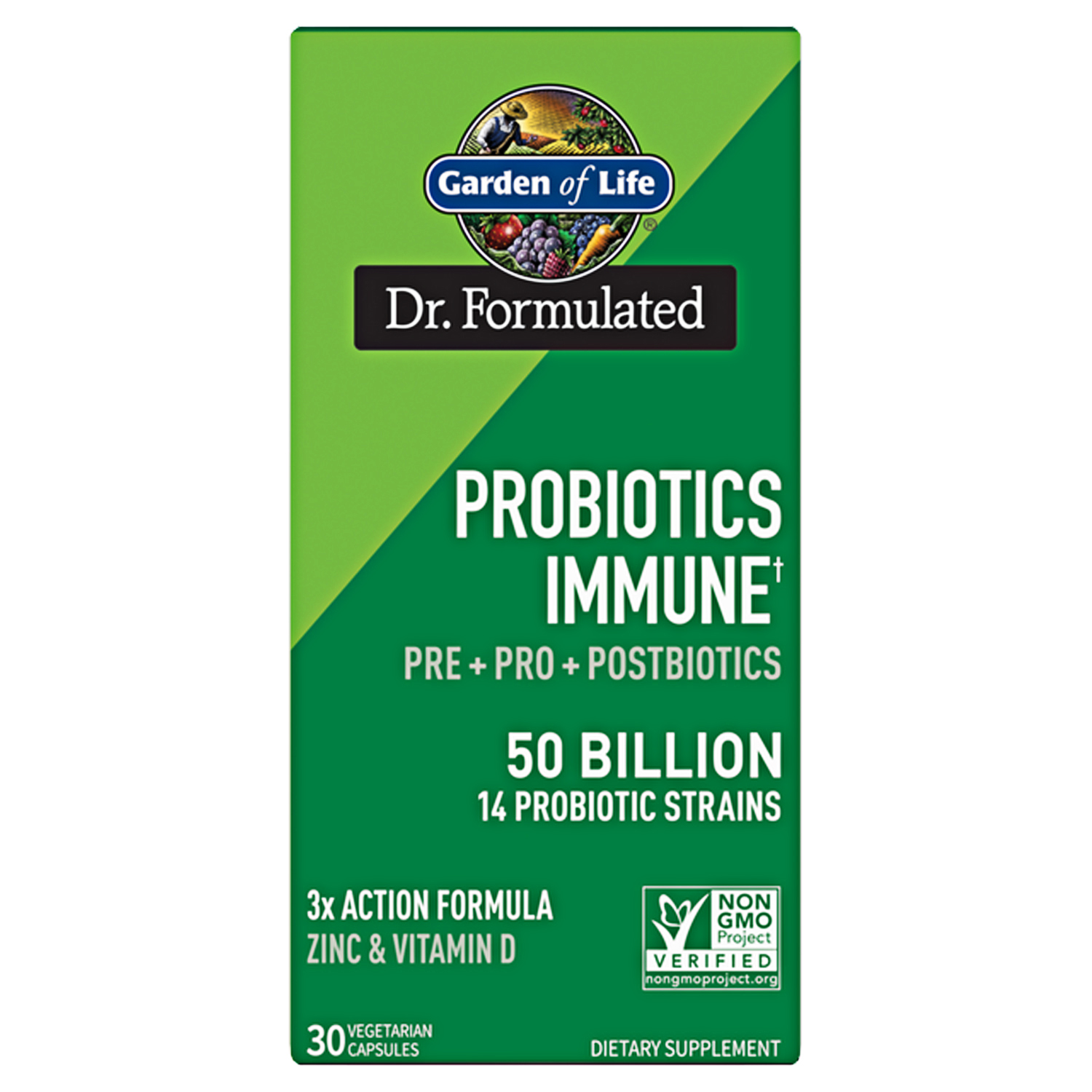 Dr. Formulated Probiotics Immune 50 Billion - 30 Capsules