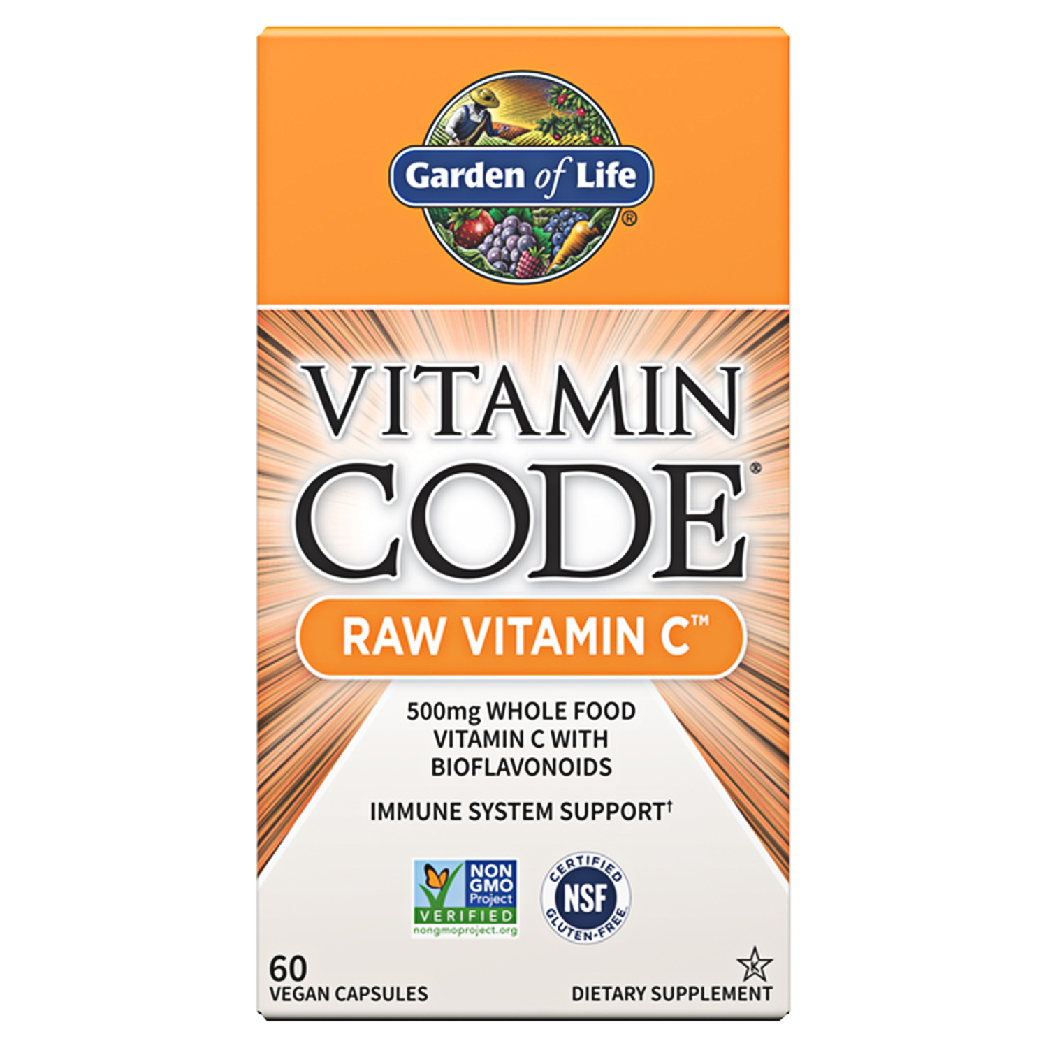 Vitamin Code Raw Vitamin C 500 Mg - 60 Capsules