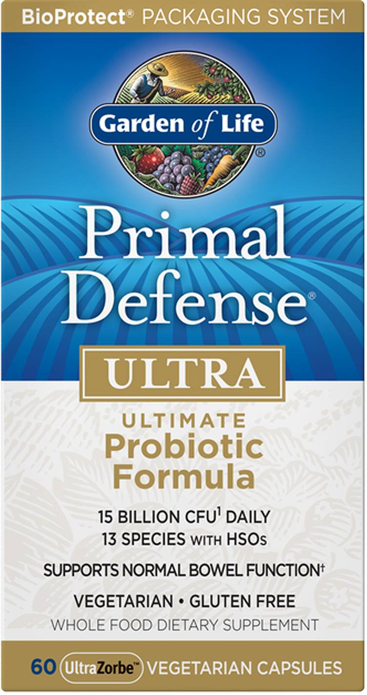 Garden Of Life Primal Defense Ultra Probiotic 15 Billion - 60 Capsules