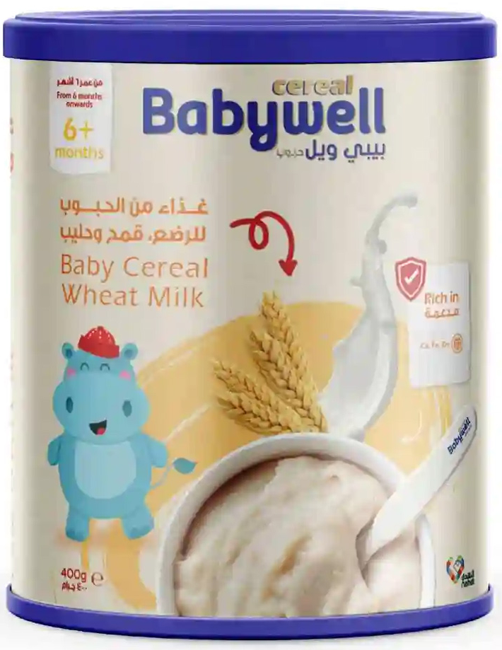 حبوب الأطفال «بيبيويل» بالقمح والحليب - 400 غرام