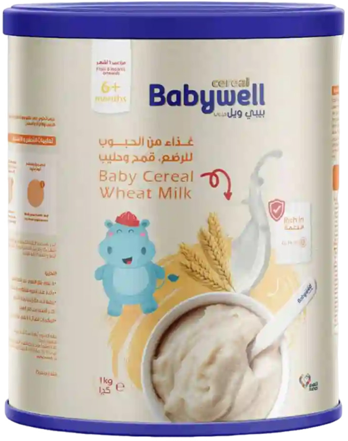 Babywell Baby Cereal Wheat And Milk - 1000 gm
