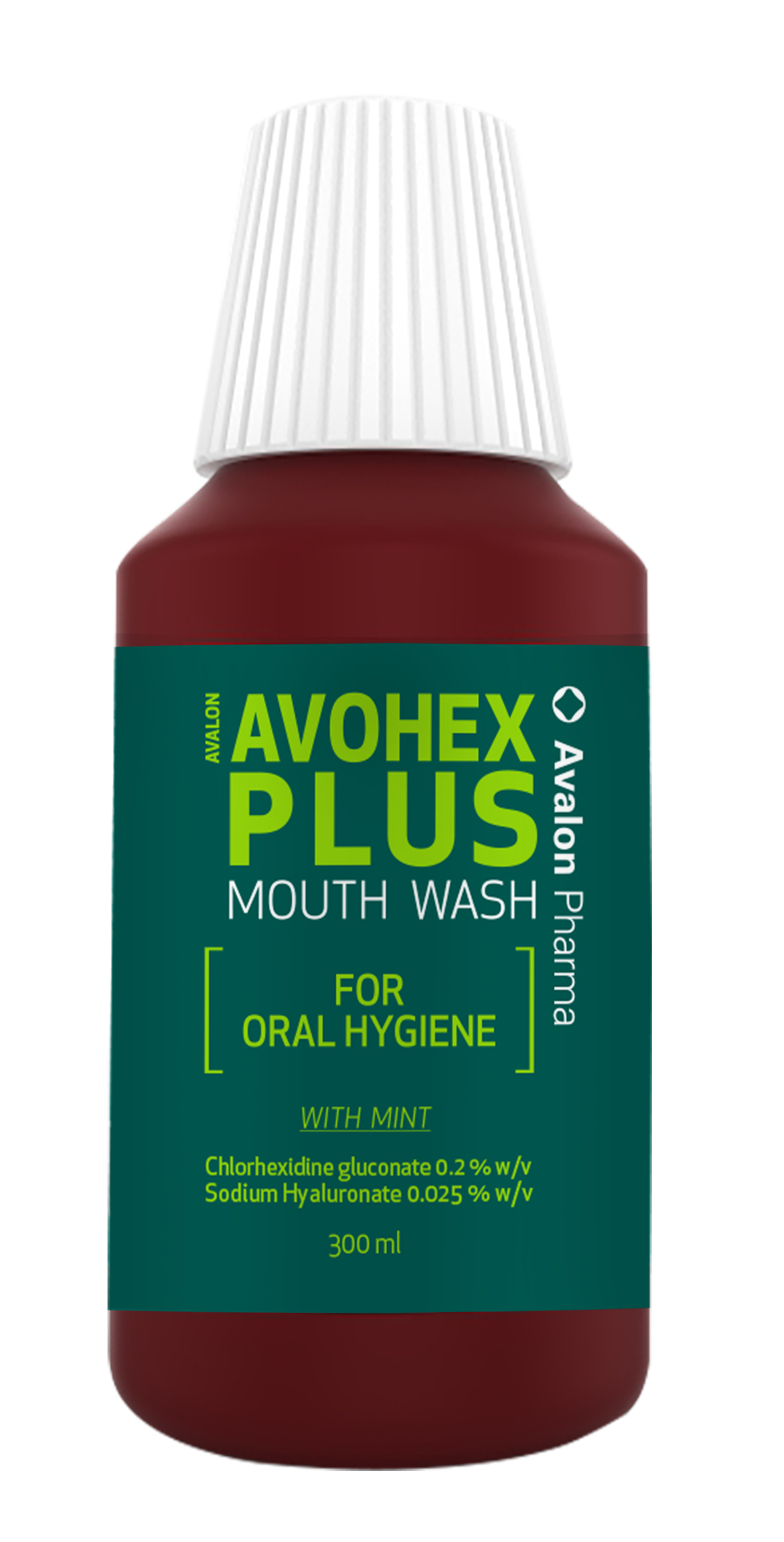 Avalon Avohex Plus Mouthwash With Mint 300 Ml