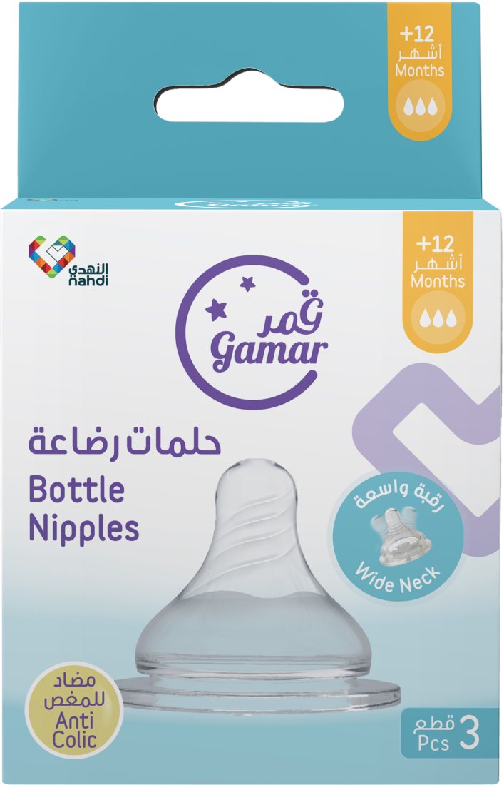 Gamar Nipple Wide +12 M