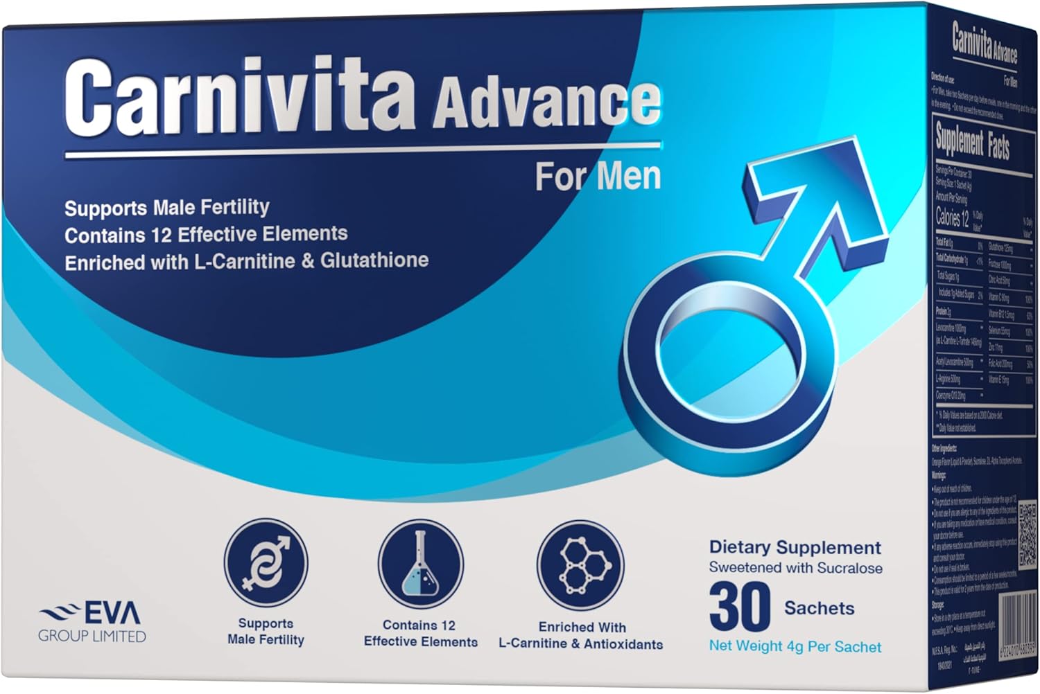 Carnivita Advance For Men - 30 Sachets