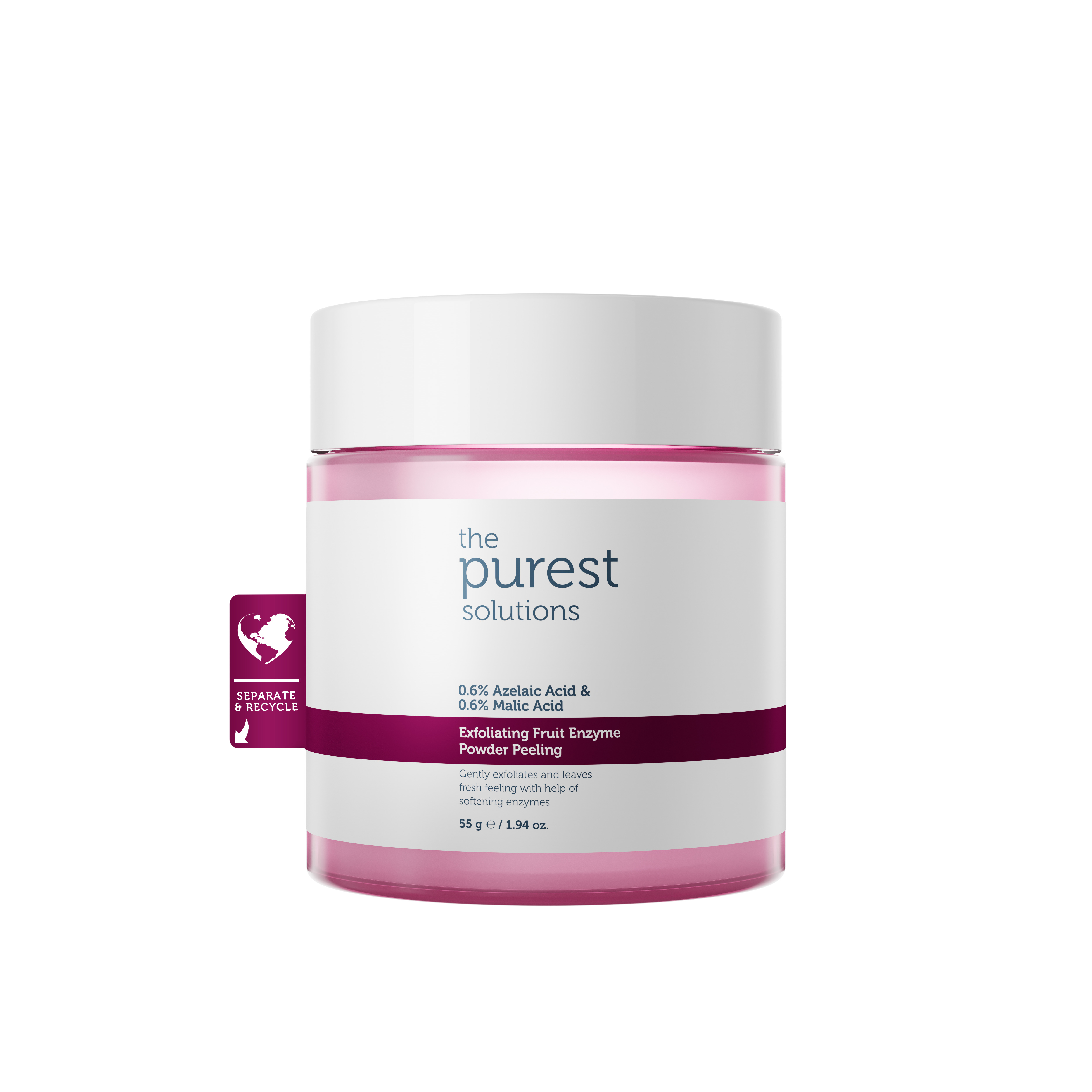 The Purest Solutions Exfoliating Fruit Enzyme Powder 55 gram