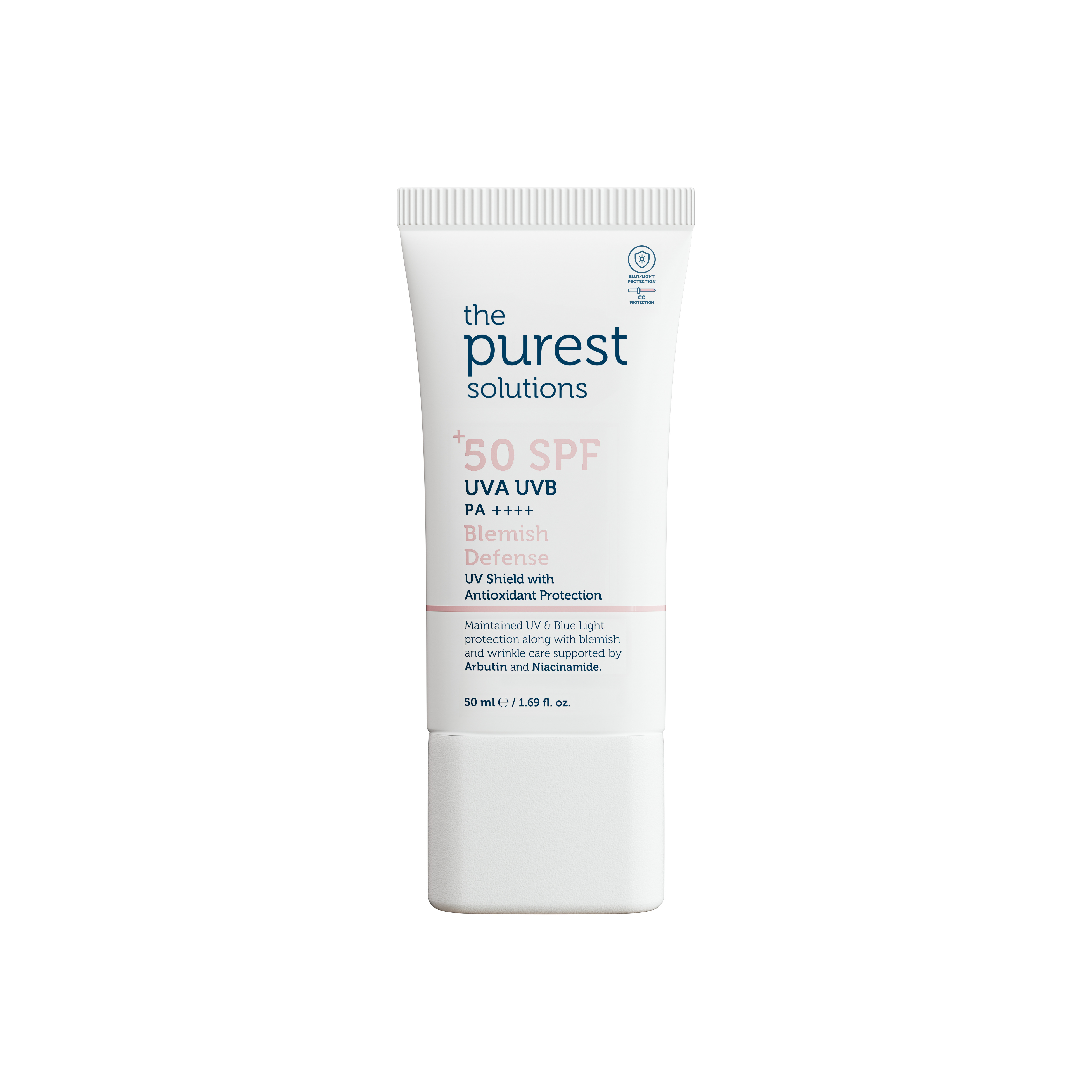 The Purest Solutions Blemish Defense Sunscreen Cream SPF 50 Plus 50 ml