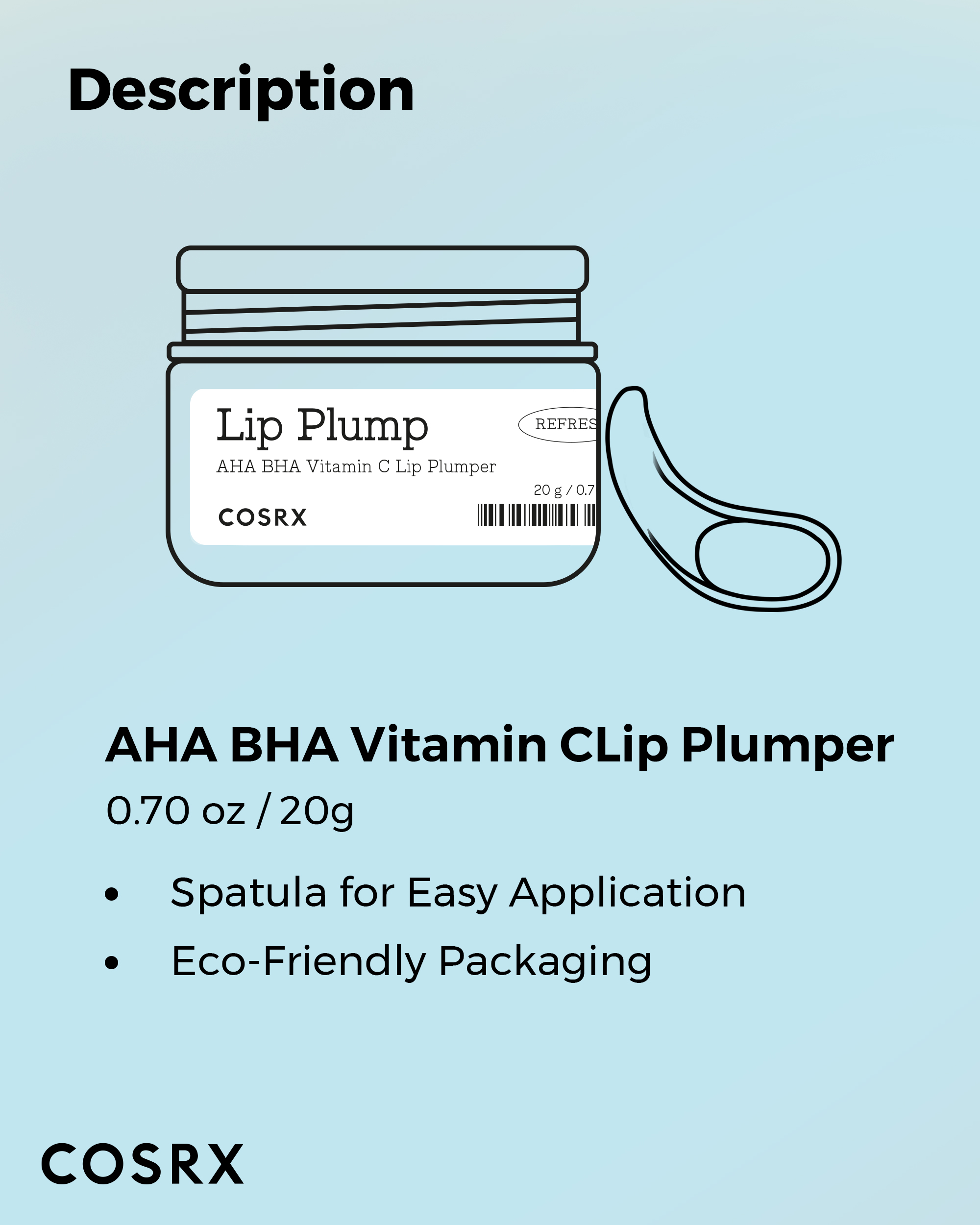 cosrx refresh aha bha vitamin c lip plumper ingredients Lepper : Simply apply day and night Cosrx Lip Plump - Refresh