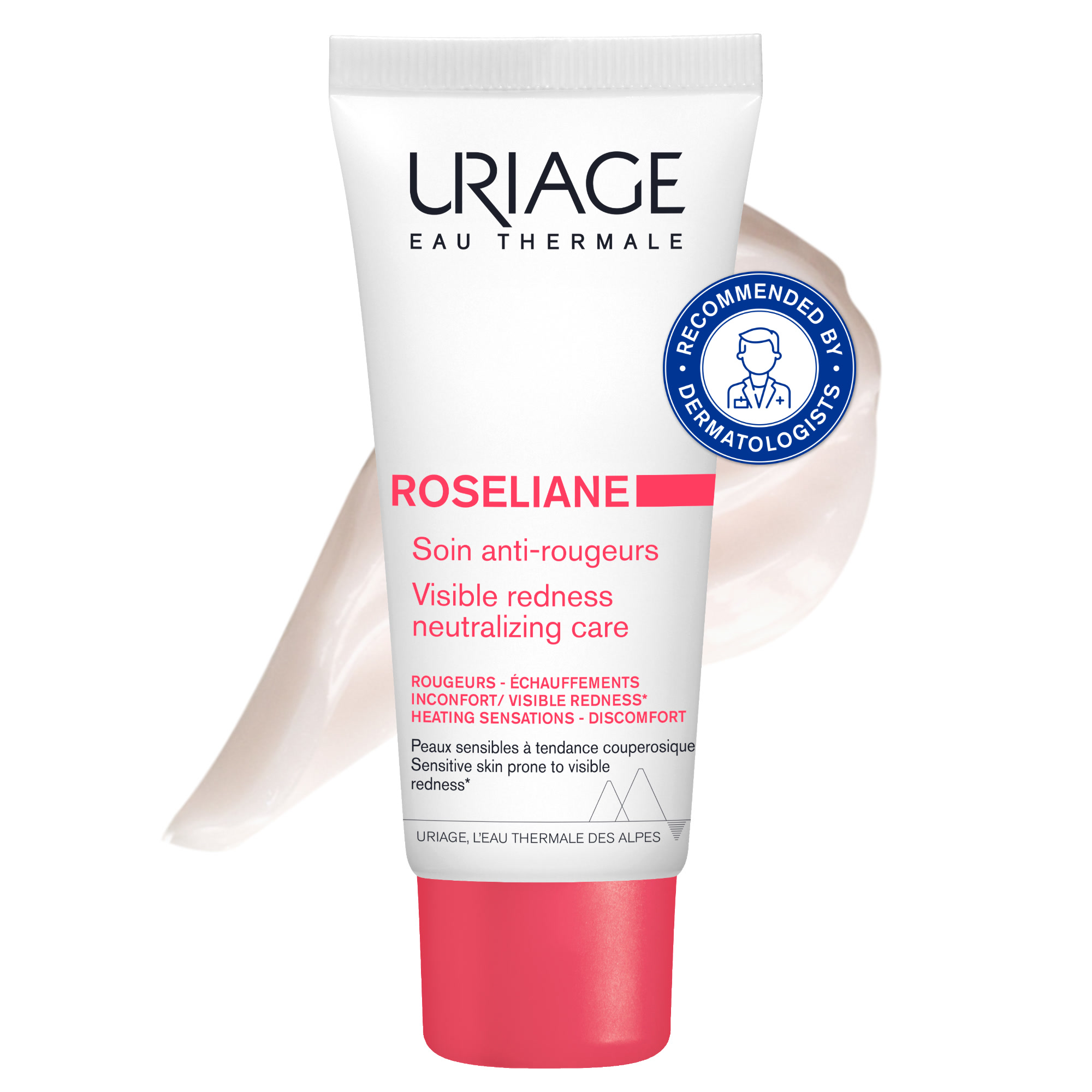 URIAGE ROSELIANE Anti-redness cream, Soothes, hydrates- 40ml