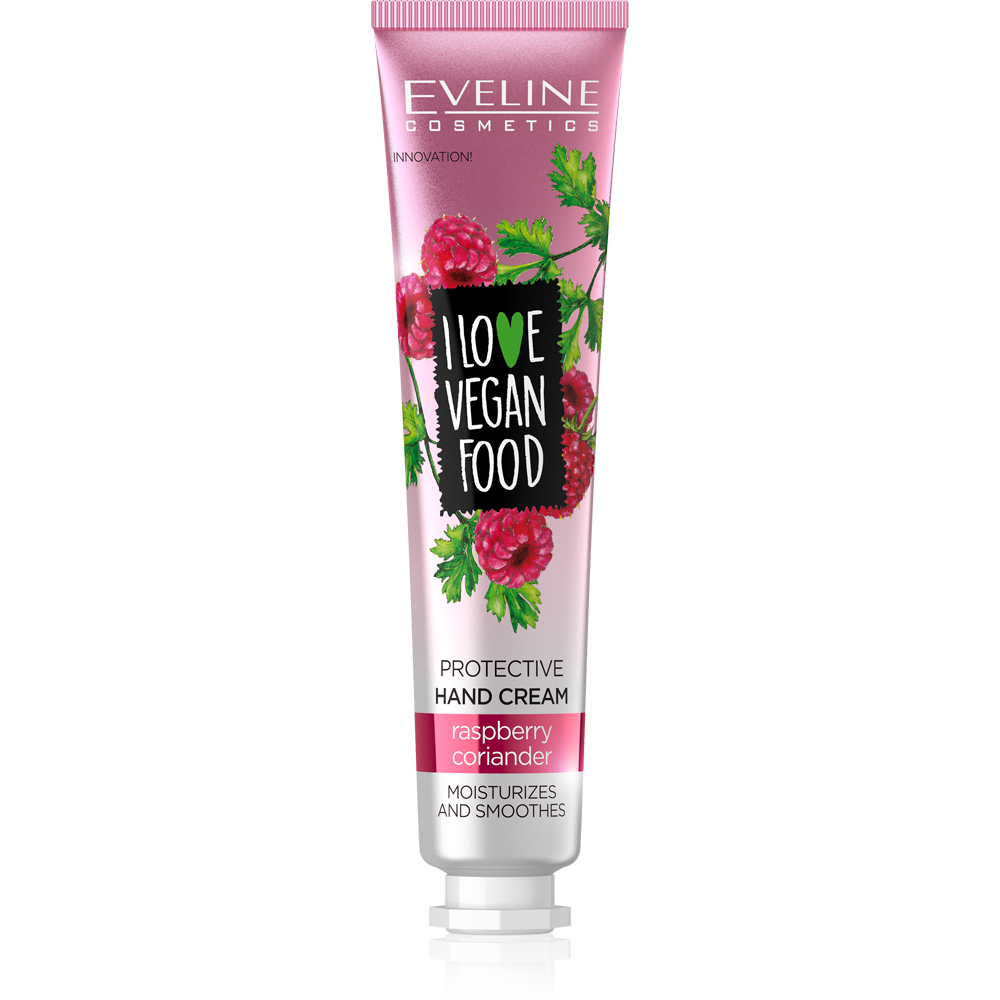 Eveline Vegan Food Protective Hand Cream Raspberry 50 ml