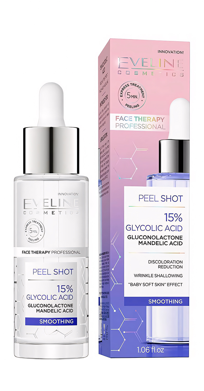 Eveline Serum Shot 15% Glycolic Acid Smoothing 30ml