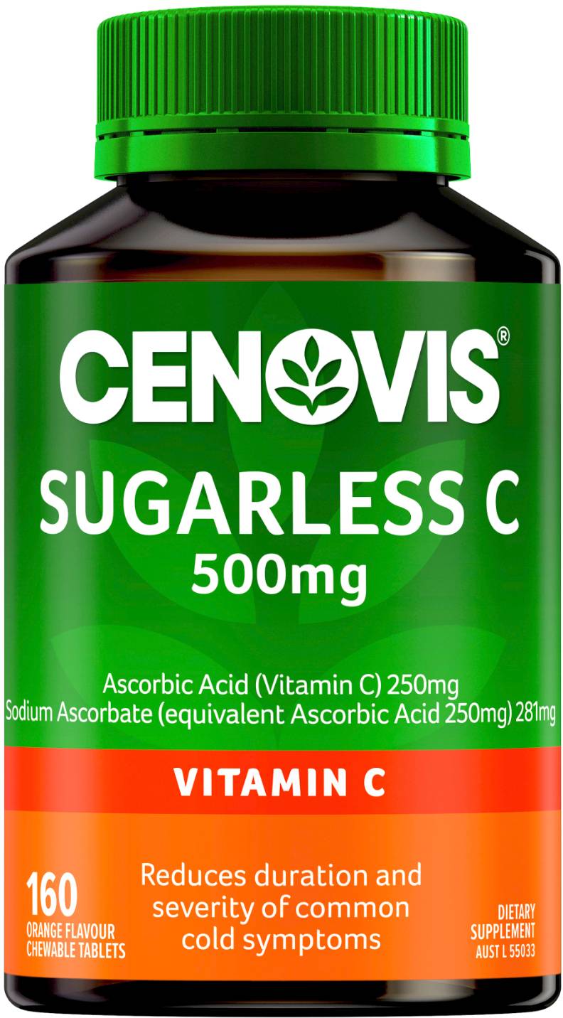 Cenovis, Sugarless C, 500mg - 100 Tablets