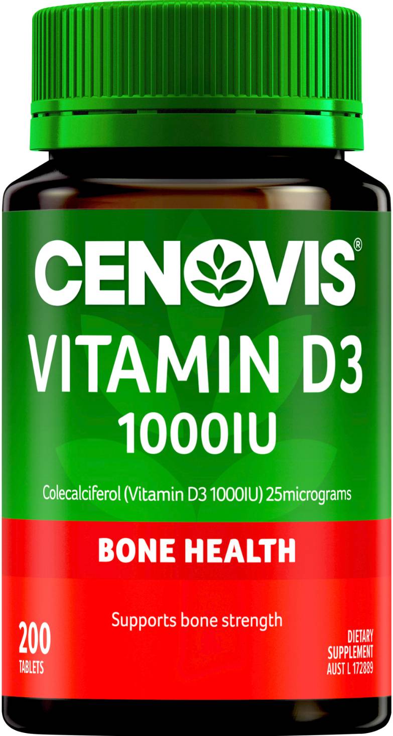 Cenovis Vitamin D3 1000 IU - 200 Tablets