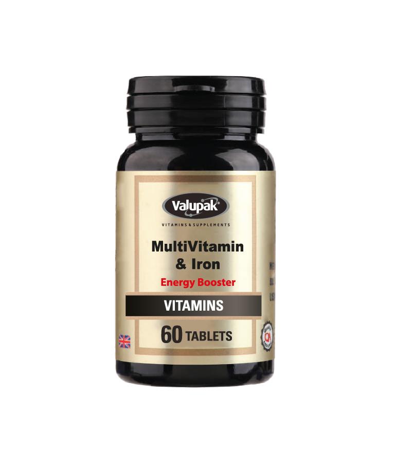Valupak Multivitamin Plus Iron 50 Tabs