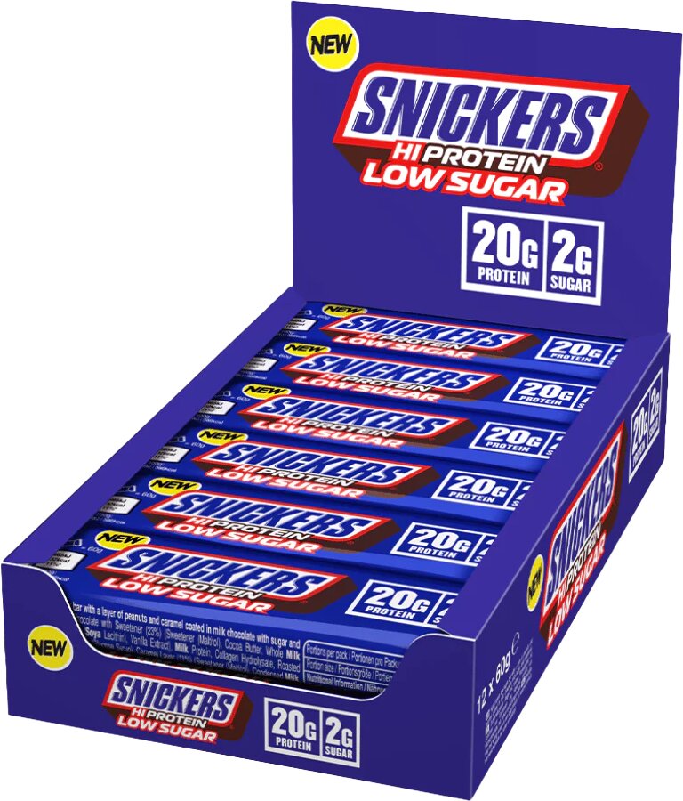 Snickers Hi Protein Low Sugar Bars - 12 Pcs