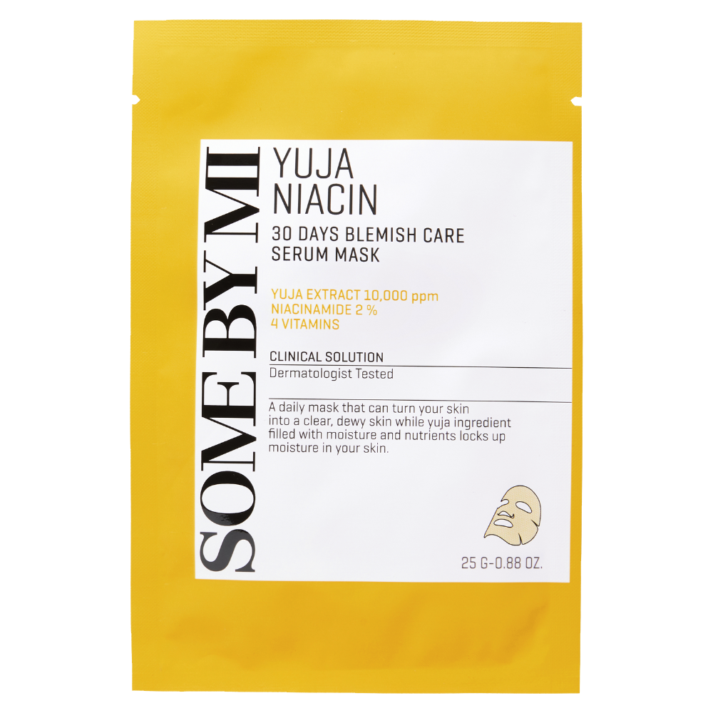 Some By MI Yuja Niacin 30 Days Blemish Serum Mask × 1