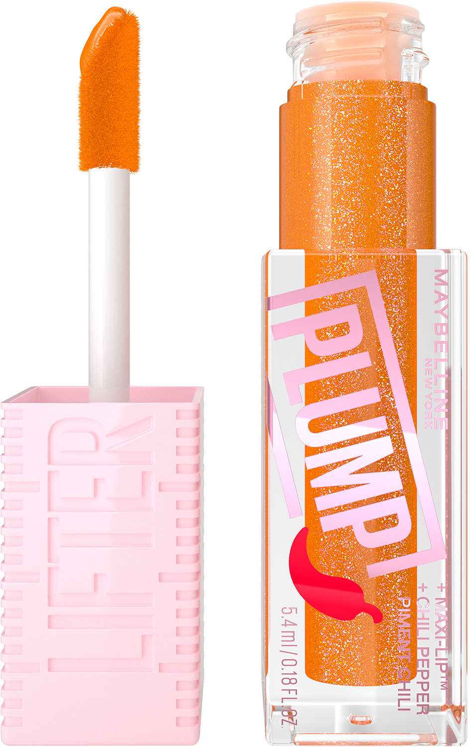 Maybelline Lifter Plump Hydrating Lip Gloss - Hot Honey