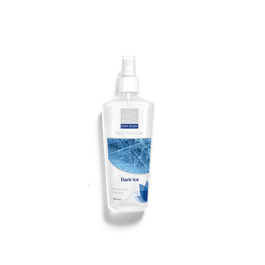 Pure Beauty Men Body Splash Dark Ice 250 mL