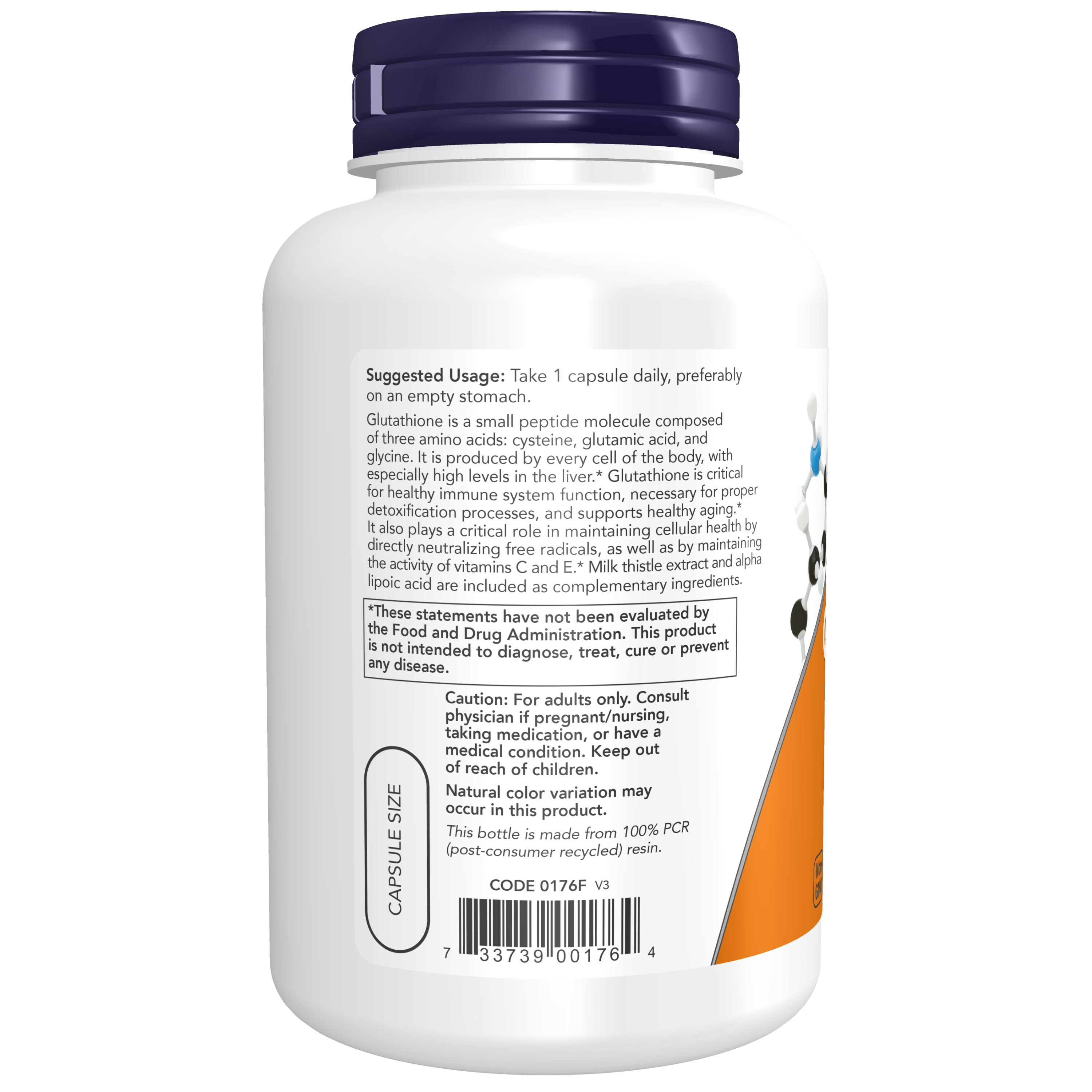 NOW Foods Glutathione - 500 Mg