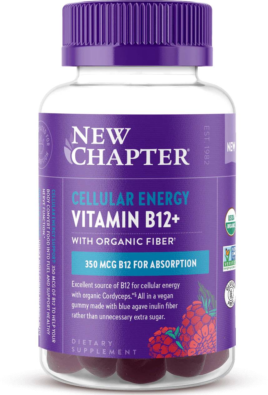 New Chapter Cellular Energy Vit B12+ 60 Gummies #6215