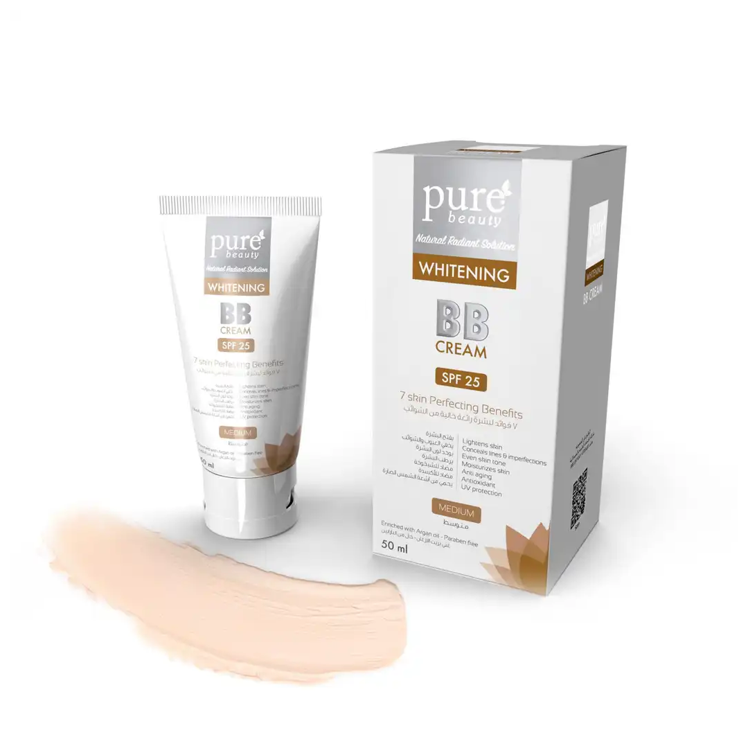 Pure Beauty Whitening BB Cream SPF 25 Medium 50 mL