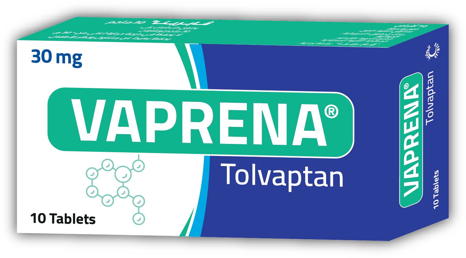 Vaprena Tolvaptan 30 mg - 10 Tablets