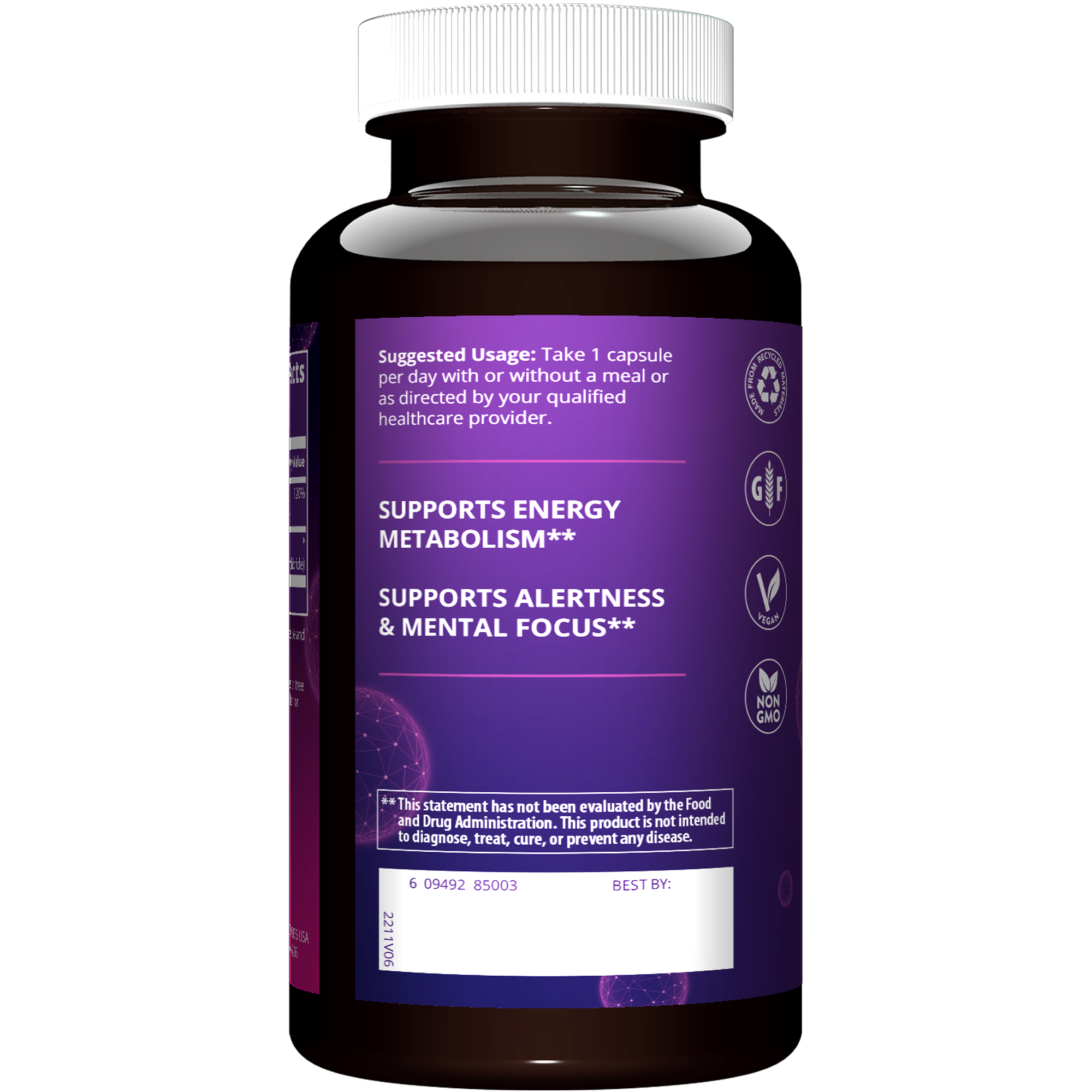 mrm acetyl l carnitine L-Carnitine - 500 mg - 60 Vegan Caps No artifical flavors bac water same as Size:45ml