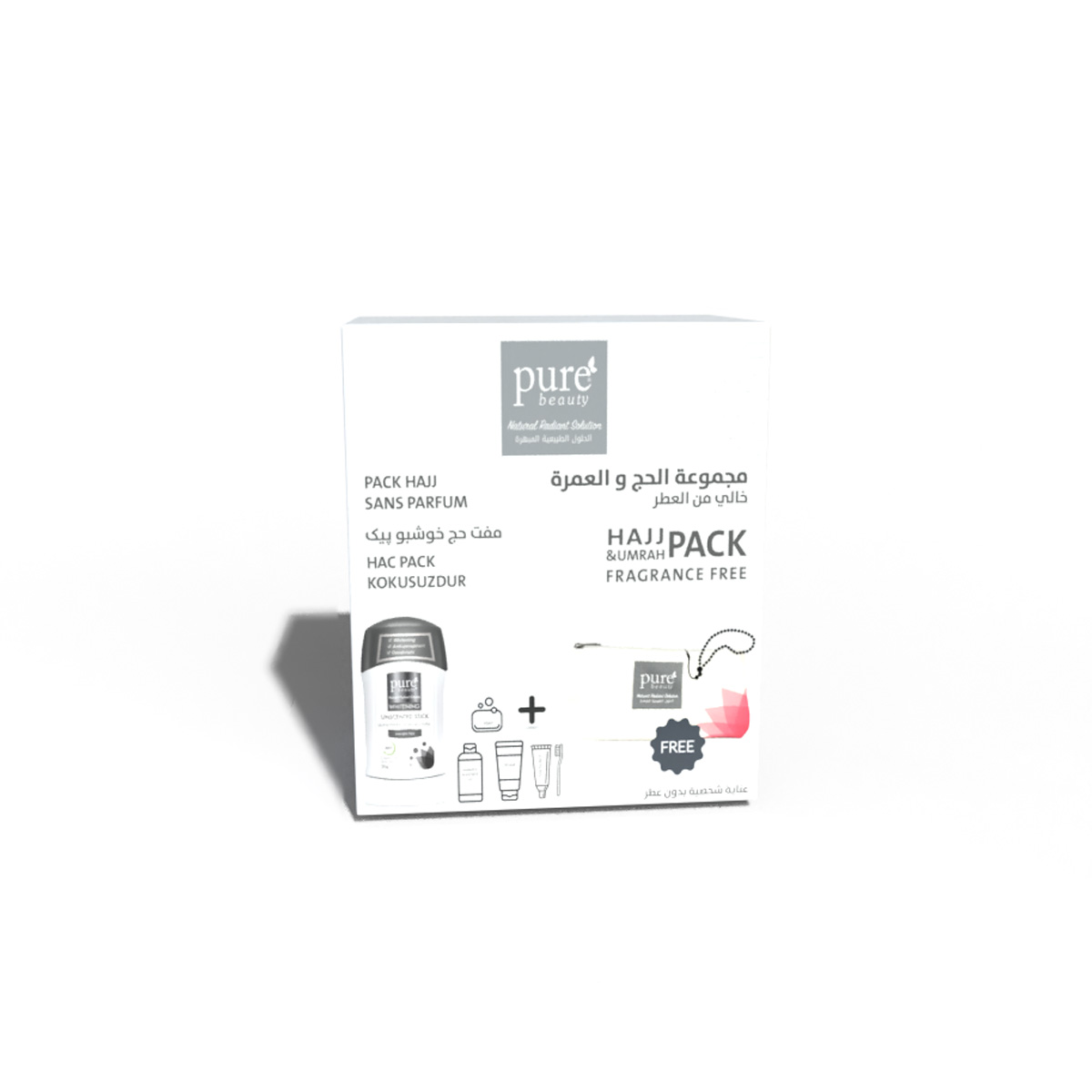 Pure Beauty Stick Fragrance Free Hajj Kit
