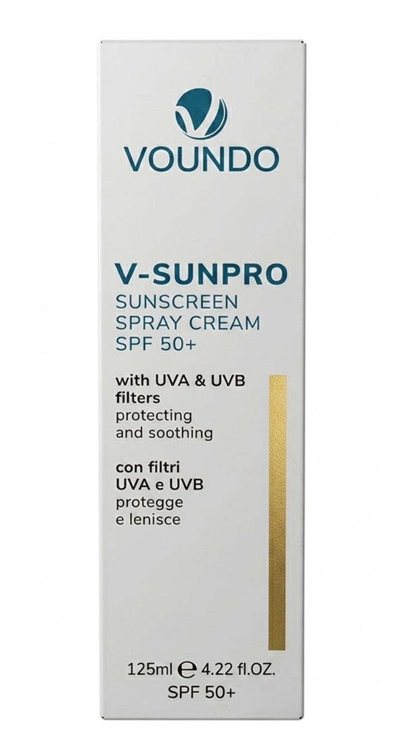 Voundo V-Sunpro Sunscreen Spray Cream - 125 ml
