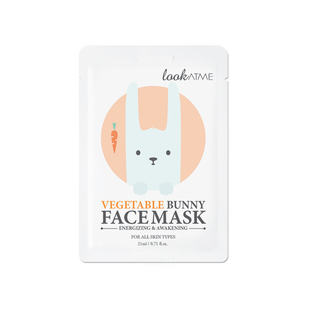 Look At Me Vegetable Bunny Face Mask